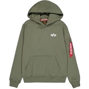 Alpha Industries - Signature BP Hoody - Grijs - Katoen/Polyester