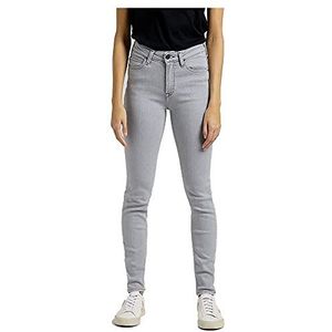 Lee Scarlett High Jeans, voor dames, lichtgrijs, 25W / 31L