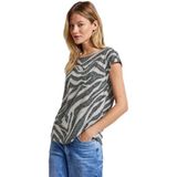 STREET ONE - Shirttop - Pine grove green - Met Print All-over