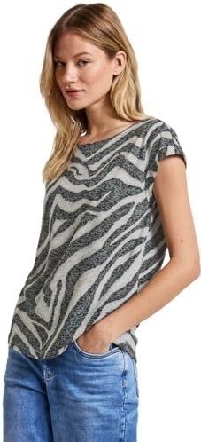 STREET ONE - Shirttop - Pine grove green - Met Print All-over