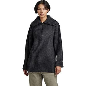 G-STAR RAW Dames Skipper Loose Knit Sweater, Grijs (klomp Htr D170-D518), M