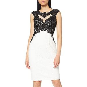 Gina Bacconi Vrouwen Tallulah Contrast Kant Party Jurk