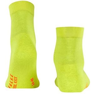 FALKE Uniseks-volwassene Korte sokken Cool Kick U SSO Ademend Sneldrogend Dun eenkleurig 1 Paar, Geel (Lime Flash 1691), 35-36