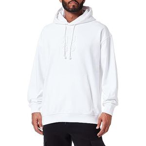 HUGO Dokras sweatshirt voor heren, White100, L