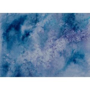 Rasch Behang 362909 - Fotobehang op vlies met hemel in blauw, violet en wit uit de collectie Magicwalls - 2,65 m x 3,71 m (L x B)