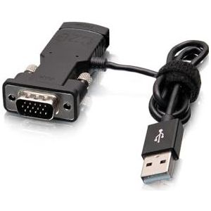 C2G VGA to HDMI® Adapter Converter Compatible for Computer, Desktop, Laptop, PC, Monitor, Projector, HDTV, Xbox and More