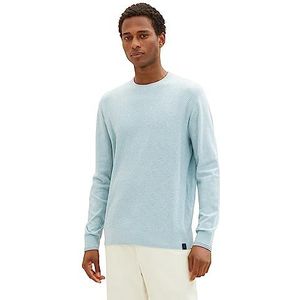 TOM KLEERMAKER behaaglijk gebreide herentrui met ronde halslijn