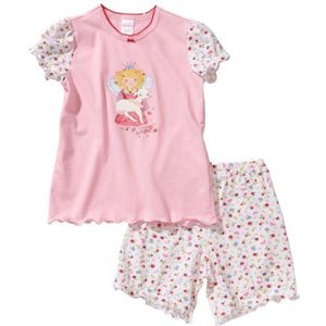 Schiesser Md pyjama voor meisjes, korte pyjama, rood (503 roze), 128 cm