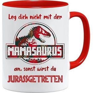 Mamasaurus Mok, grappige dino-mok voor mama, cadeau-idee voor vrouwen met humor