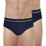 Eminence - Club - Slips - Marine - Lot van 2 - Coton Stretch Longue Durée