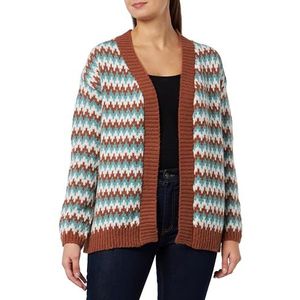 IMANE Dames gebreide jas 15525006-IM01, rookmint meerkleurig, XS/S, Rookmunt, meerkleurig, XS/S