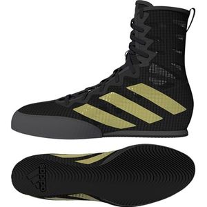 Adidas Box Hog 4 boksschoenen voor volwassenen, uniseks, Negbas/Dormet/grijs, 36 2/3 EU, meerkleurig (Negbás Dormet Grisei), 36.5 EU