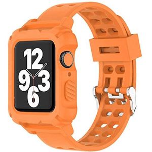 Lysun voor Apple Watch Band 38 mm 40 mm 41 mm met bumper case voor iWatch Series 7 6 5 4 3 2 1 SE, schokbestendige, robuuste beschermhoezen met bandjes