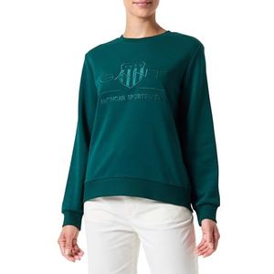 GANT REG Tonal Shield C-Neck Sweat, deep forest, M
