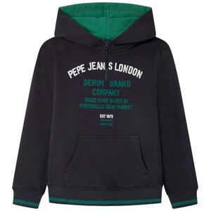 Pepe Jeans Beck Sweatshirt met capuchon voor jongens, blauw (Dulwich Blue), 8 jaar, blauw (Dulwich Blue), 8 jaar