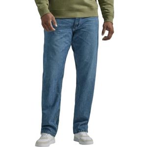 Lee Men's Big & Tall Legendary Relaxed Straight Jean, True Blue, 52W x 32L