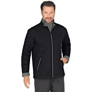 Trigema Heren 678104 gewatteerde jas, zwart/bont, standaard