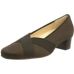 Hassia Evelyn Pumps voor dames, Darkbrown 8600, 35 EU Breed