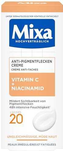 Mixa - Anti-Pigmentflecken Creme - Gezichtscrème - 50 ml - Met UV-bescherming LSF 20