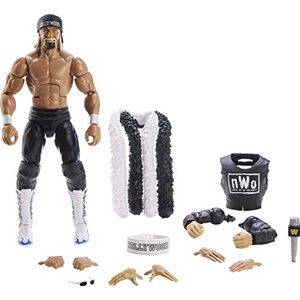 Mattel WWE ""Hollywood"" Hulk Hogan WrestleMania Elite Collection actiefiguur met accessoire en ""gemiddelde"" gen Okerlund Build-A-figuur onderdelen, 6
