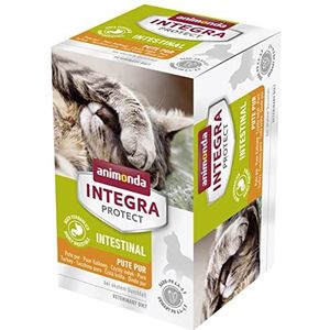 animonda Integra Protect Intestinal kat, dieet kattenvoer, natvoer bij diarree of braken, pure kalkoen, 6 x 100 g