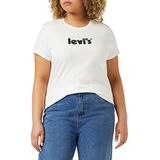 Levi's dames t-shirt The Perfect Tee, Poster Logo Sugar Swizzle, M