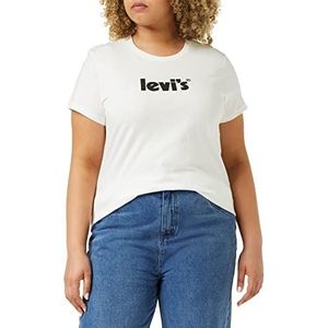 Levi's dames t-shirt The Perfect Tee, Poster Logo Sugar Swizzle, M