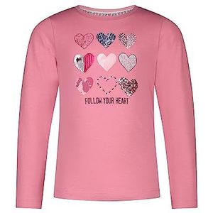 SALT AND PEPPER T-shirt voor meisjes L/S Hearts Print Sequins, Cashmere Rose, 92/98 cm