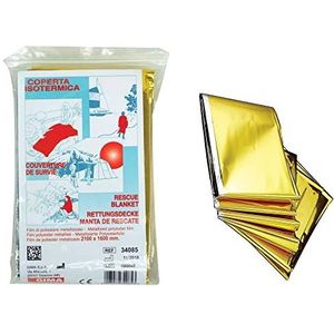 GIMA - Nooddeken - Zilver - Geschikt voor Bescherming Tegen Kou en Hitte