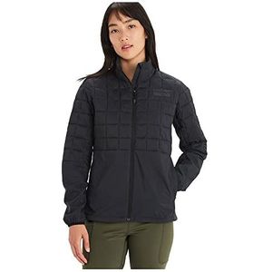 Marmot Dames Wm's Echo Featherless Hybrid, Geïsoleerde wandeljas, waterafstotende functionele jas, gewatteerde jas met voering, winddichte outdoorjas, Black, S