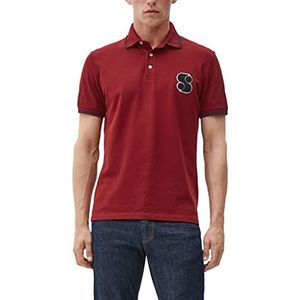 s.Oliver Poloshirt voor heren met korte mouwen, rood, XXL
