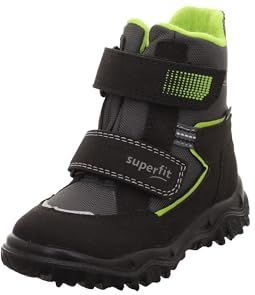 Superfit - Husky - Sneeuwlaarzen - Zwart lichtgroen - Warm Gefütterde Gore-tex