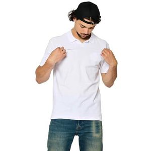 Kaporal, Poloshirt voor heren, regular fit, korte mouwen, polokraag, model Remon, kleur wit, maat 3XL, Wit, 3XL