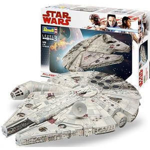 Revell Bouwpakket Millennium Falcon 1:72 Grijs 52-delig