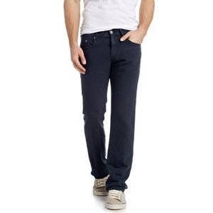 ESPRIT Heren Straight Leg Jeans 5 Pocket - Materiaalmix, blauw (Dark Night Blue 411), 31W x 32L