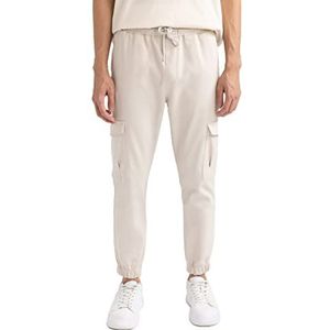 DeFacto Casual broek voor heren, stone, 38W / 32L