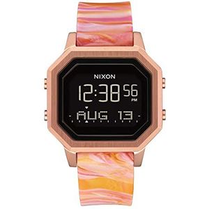 Nixon Digitaal Japans automatisch uurwerk horloge met kunststof armband A1211-5069-00