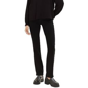 TOM TAILOR Alexa Straight Jeans voor dames, 10270 - Black Black Denim, 25W x 32L