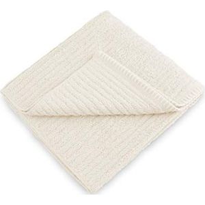 Heckett Lane Bath Guest Towel, 60% Bamboo Viscose, 40% Cotton, Off-White, 30 x 50 Cm, 6.0 Pieces