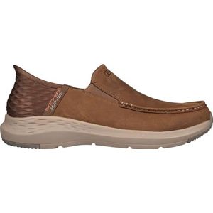 Skechers Men's Parson-Oswin Slip-in Moccasin, Desert, 7.5 Wide
