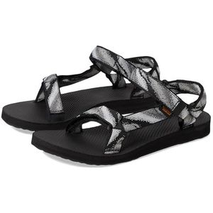 Teva Dames originele universele sport sandaal, Magic Black/Grey, 43 UK, Magisch Zwart Grijs, 40 EU