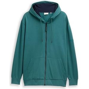 TOM TAILOR 1044808 trainingspak, 14171-Jasper Green, 4XL grote maten heren, 14171 - Jasper Green, 4XL Plus