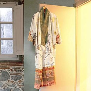 Bassetti FONG kimono van 100% katoensatijn in de kleur beige v.2, maat: L-XL - 9299803