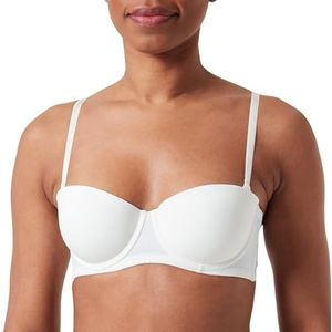 Koton Dames Basic Underwired Padded Push Up Bra, ecru(002), 75B