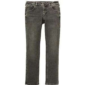 TOM TAILOR John Skinny Relaxed Fit Jeans voor jongens met stretch, 10219-used Mid Stone Grey Denim, 158 cm