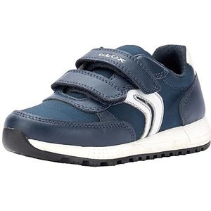 Geox J Alben Boy E Sneakers voor heren, marineblauw/wit, 31 EU