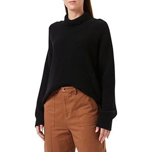 Sisley Womens Turtle Neck 1244M200H Sweater, Black 700, S