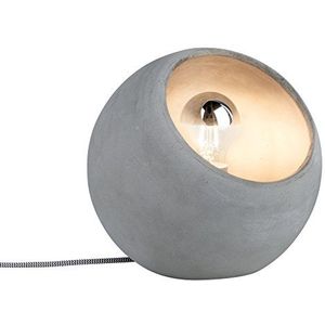 Paulmann 79663 Neordic Ingram tafellamp max. 1x20W tafellamp voor E27 lampen Nachtkastlamp grijs 230V beton zonder gloeilampen
