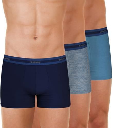 EMINENCE - Set van 3 Boxershorts - Blauw - Katoen