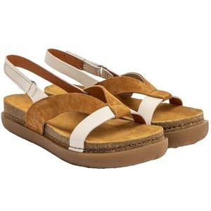 ART 1718 Rhodes, damessandalen, Nappa Cream Toffee, 36 EU